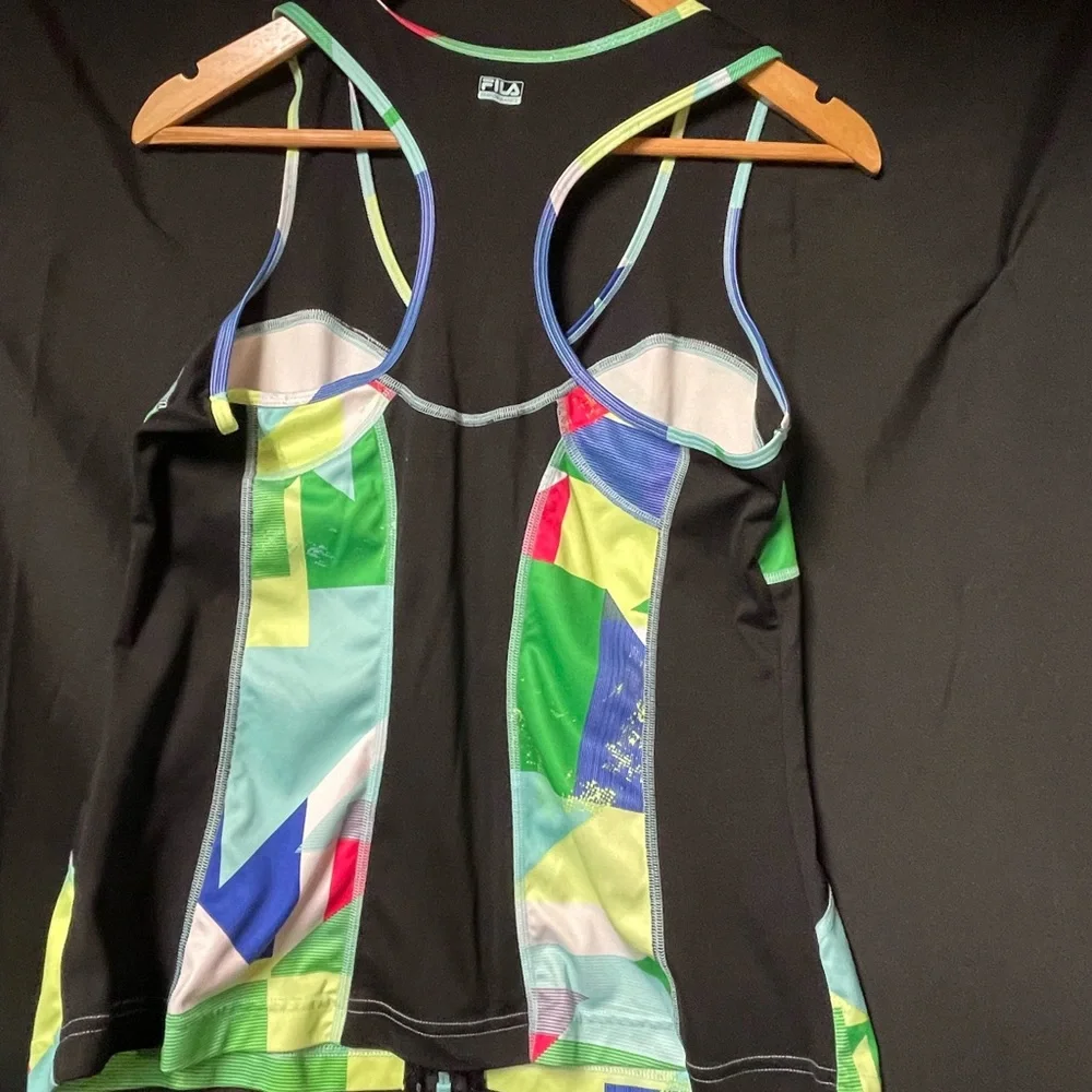 Fila Sport Zip Front Racer Back Tank - Picture 2 of 3